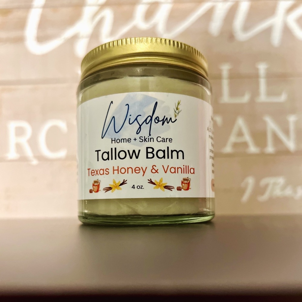 Vanilla Tallow Balm ~ Texas Honey